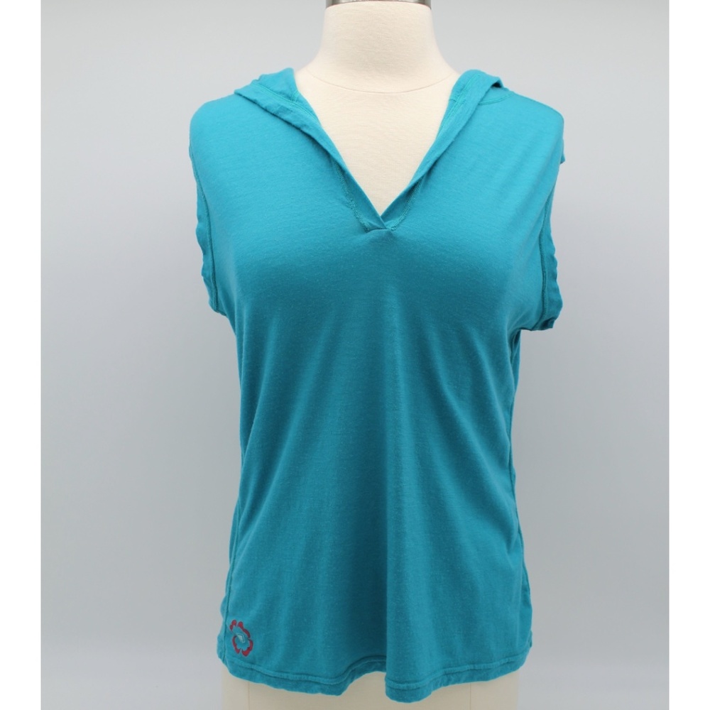 I/O Bio Aqua Women's Signature Sleeveless Hoodie XL